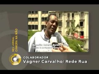 Ocupação de prédio abandonado na esquina da Avenida Ipiranga com a São João