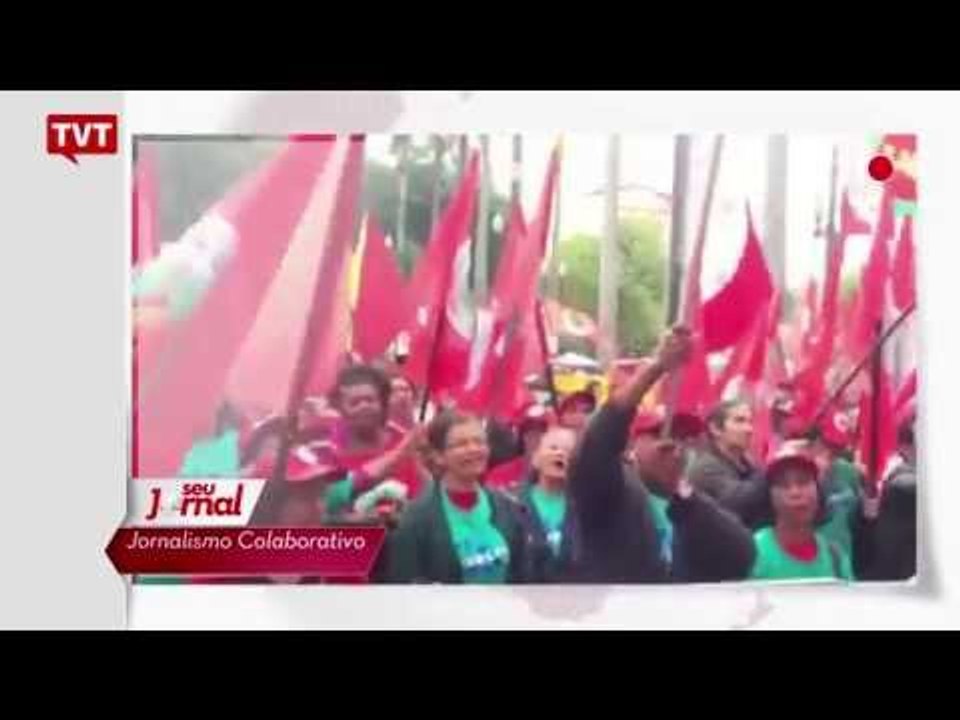 Sob chuva, movimentos sociais se unem em ato por mais direitos