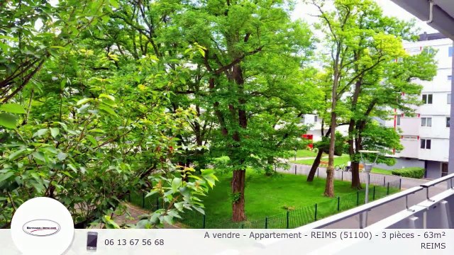 A vendre - Appartement - REIMS (51100) - 3 pièces - 63m²