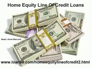 Home Equity Line of Credit Loans