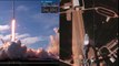 Сравнение запуска Falcon Heavy и симуляции этого же запуска