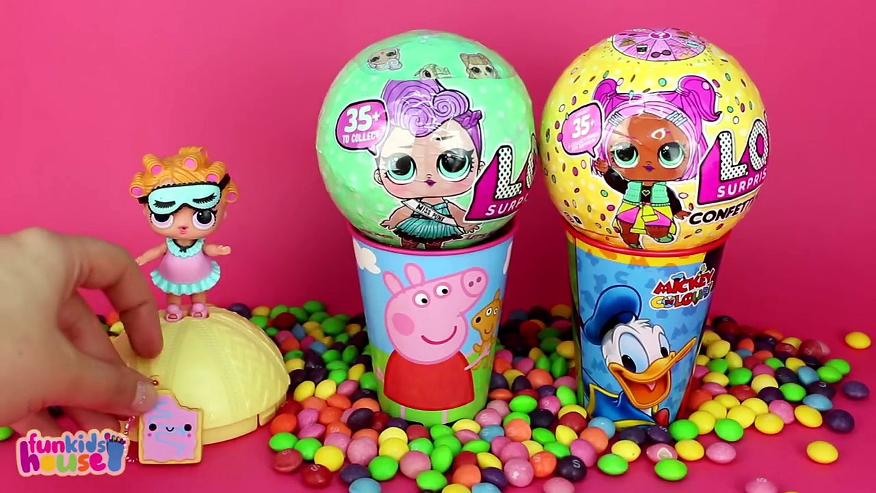 Super Candy LOL Surprise Opening Confetti Pop Smooshy Mushy Lego Blind Bags Surprise Toys for Kids