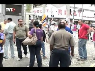 Ato no ABC contra a cobrança da integração entre ônibus municipais e trólebus da EMTU