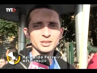 CarlosCarlos acompanha a manifestação dos metalúrgicos na rodovia Anchieta
