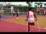 Para-atletas praticam futebol em Mogi das Cruzes