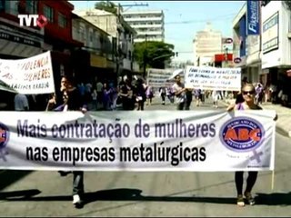 Mulheres do ABC marcham por direitos em São Bernardo do Campo