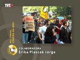 Jornalismo colaborativo: estudante faz manifesto durante ato dos professores federais na Paulista