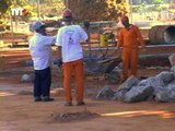 Obras do Estádio Mané Garrincha, em Brasília, contam com mão de obra feminina