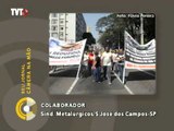 Jornalismo Colaborativo: Trabalhadores em São José dos Campos fazem ato em defesa do emprego
