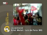 Metalúrgicos em Juiz de Fora fazem greve por reajuste salarial