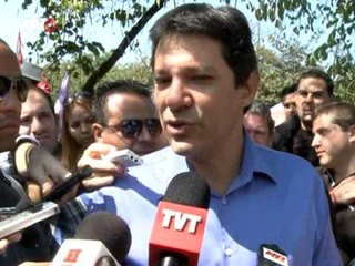 Haddad diz que ganhou por que tem projetos