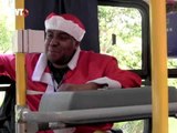 Ônibus do Papai Noel circula por Mogi das Cruzes