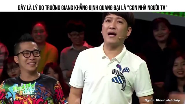 Đây là lý do Trường Giang khẳng định chắc nịch Quang Đại là Con nhà người ta của Vbiz