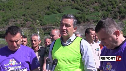 Report TV - Pastrohet lumi Shkumbin, Klosi Nuk do lejojmë askënd ta trajtojë mjedisin si mall pa zot