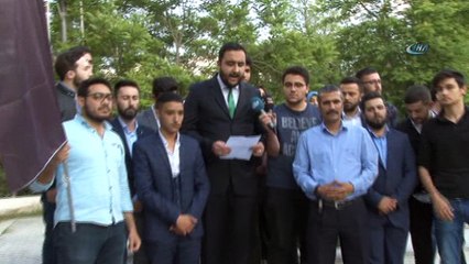 İsrail’in Ankara Büyükelçiliği Konut'u önünde eylem