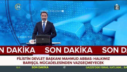 Filistin Devlet Başkanı açıklama yaptı
