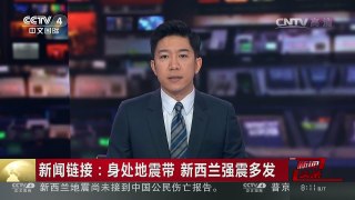 [中国新闻]新闻链接：身处地震带 新西兰强震多发 | CCTV-4