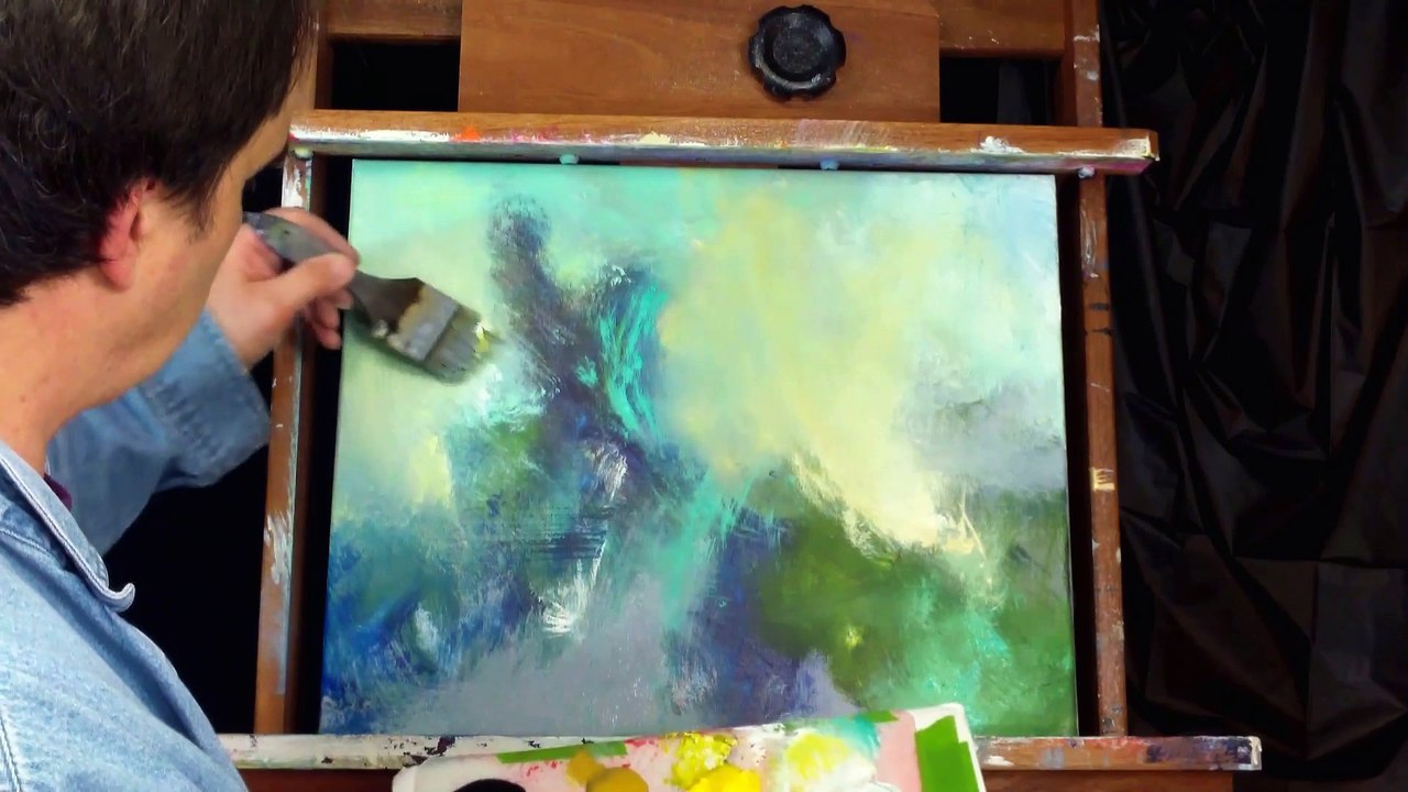 HOW TO PAINT AN ABSTRACT BY LETTING GO - Episode 3 By Skye Taylor