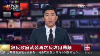 [中国新闻]叙反政府武装再次反攻阿勒颇 | CCTV-4