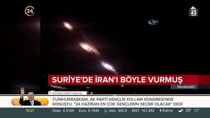Suriye'de İran'ı böyle vurmuş