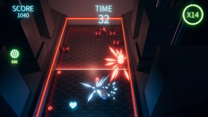 TennisHero - Gameplay (Bullet Hell+Tennis/Block Breaker)