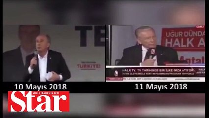 Muharrem İnce�den seçimler öncesi bir çark daha