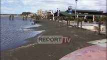 Report TV - Moti i keq, dallgët e detit dhe era dëmtojnë bizneset në Velipojë