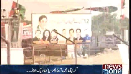 PPP, PTI to display power shows today amid promises to make Karachi great again