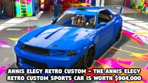 Top 10 Most Expensive Sports Cars In GTA V: Online (Elegy Retro Custom, Coil Raiden and More)