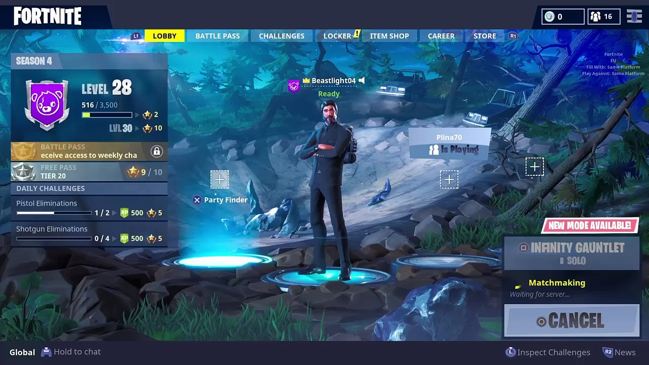 Infinity Gauntlet! Victory Royale