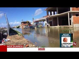 Report TV - Reshjet, zona e ish-Kënetës në Durrës e përmbytur nga uji