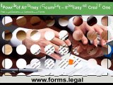 Power of Attorney Form - Legal Power of Attorney Forms