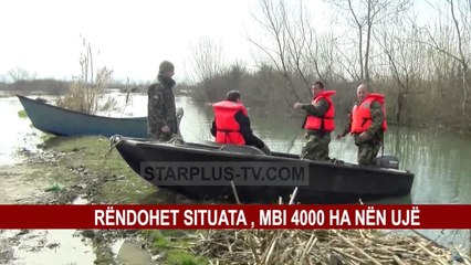 RËNDOHET SITUATA , MBI 4000 HA NËN UJË