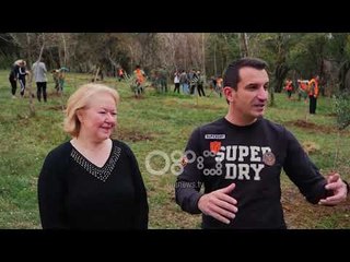 Ora News - Ambasada greke i dhuron 150 rrënjë ullinj Tiranës