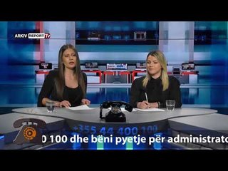 REPORT TV, KENDI I EKSPERTIT ADMINISTRATORI IM PUNTATA IX