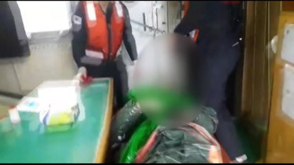 그물 감는 기계에 몸 빨려 들어가 1명 부상 / YTN