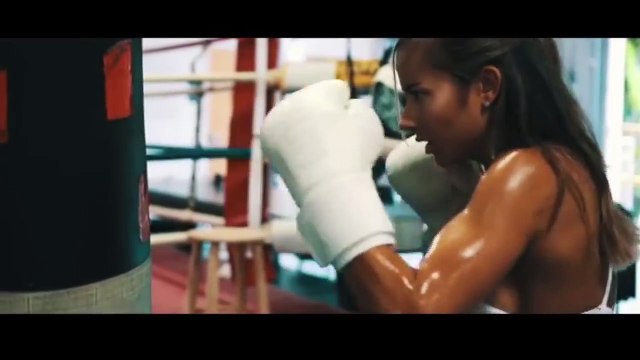 Fitness model - SANDRA PRIKKER Kickboxing & Gym workout routine