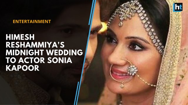 Himesh Reshammiya's midnight wedding to actor Sonia Kapoor