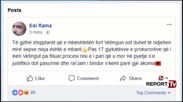 Report TV - Shkarkimi i Lulos nga Vettingu, Rama: Fillim i mbare, s’keni pare gje akoma