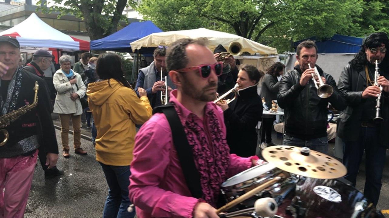 Le festival des fanfares à la Foire aux Croûtes