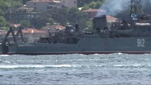Rus donanmasına ait mayın tarama gemisi İstanbul boğazından geçti