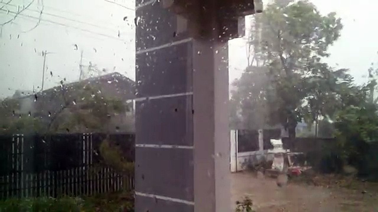 Summer Storm in Chiang Rai, Thailand