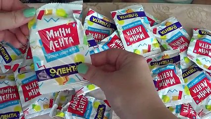 АКЦИЯ МИНИ ЛЕНТА - открываем сюрпризы-пакетики с игрушками!