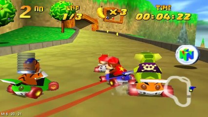 Diddy Kong Racing #33 [Silver Coin Challenge - Treasure Caves] Coletando tesouros