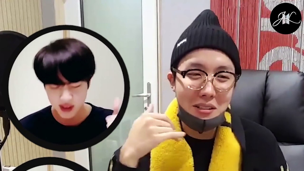 [Eng Es PT Sub] BTS J-HOPE perfectly imitates JIN's -Ah-J-HOOOPPE-- (Bonus- Beans) 방탄 진의 아- 제이홉-