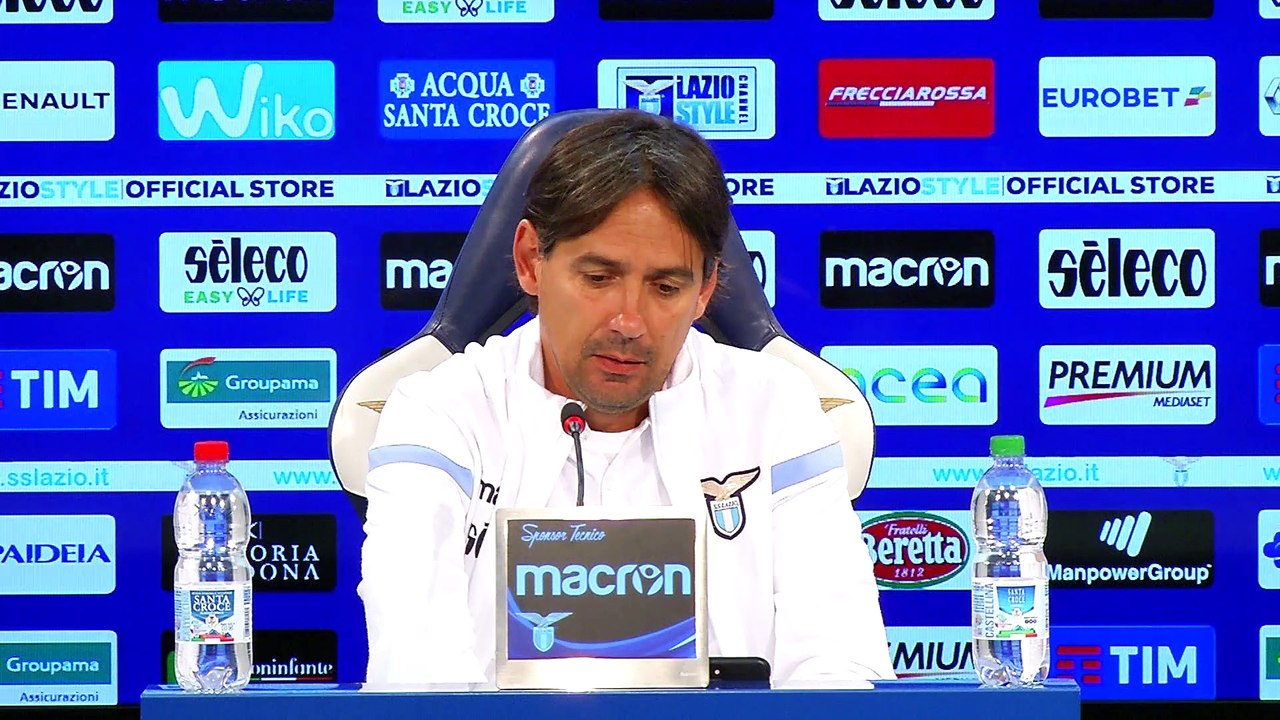 CONFERENZA INZAGHI PRE CROTONE - LAZIO - ASCOLTA LE SUE PAROLE