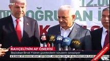 Yıldırım: Gündemimizde af yok