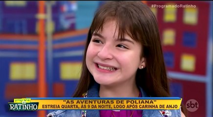 Elenco de As Aventuras de Poliana participam do Programa do Ratinho (12/05/18)