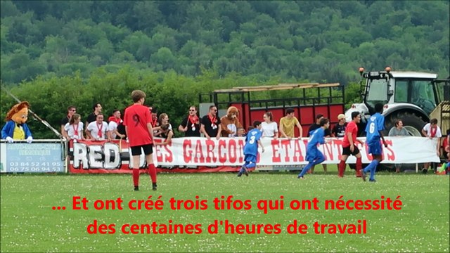 Les ultras jurassiens ont mis le feu à Crotenay