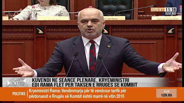 Rama: Banoret e Kukesit nuk perjashtohen nga pagesa per Rrugen e Kombit